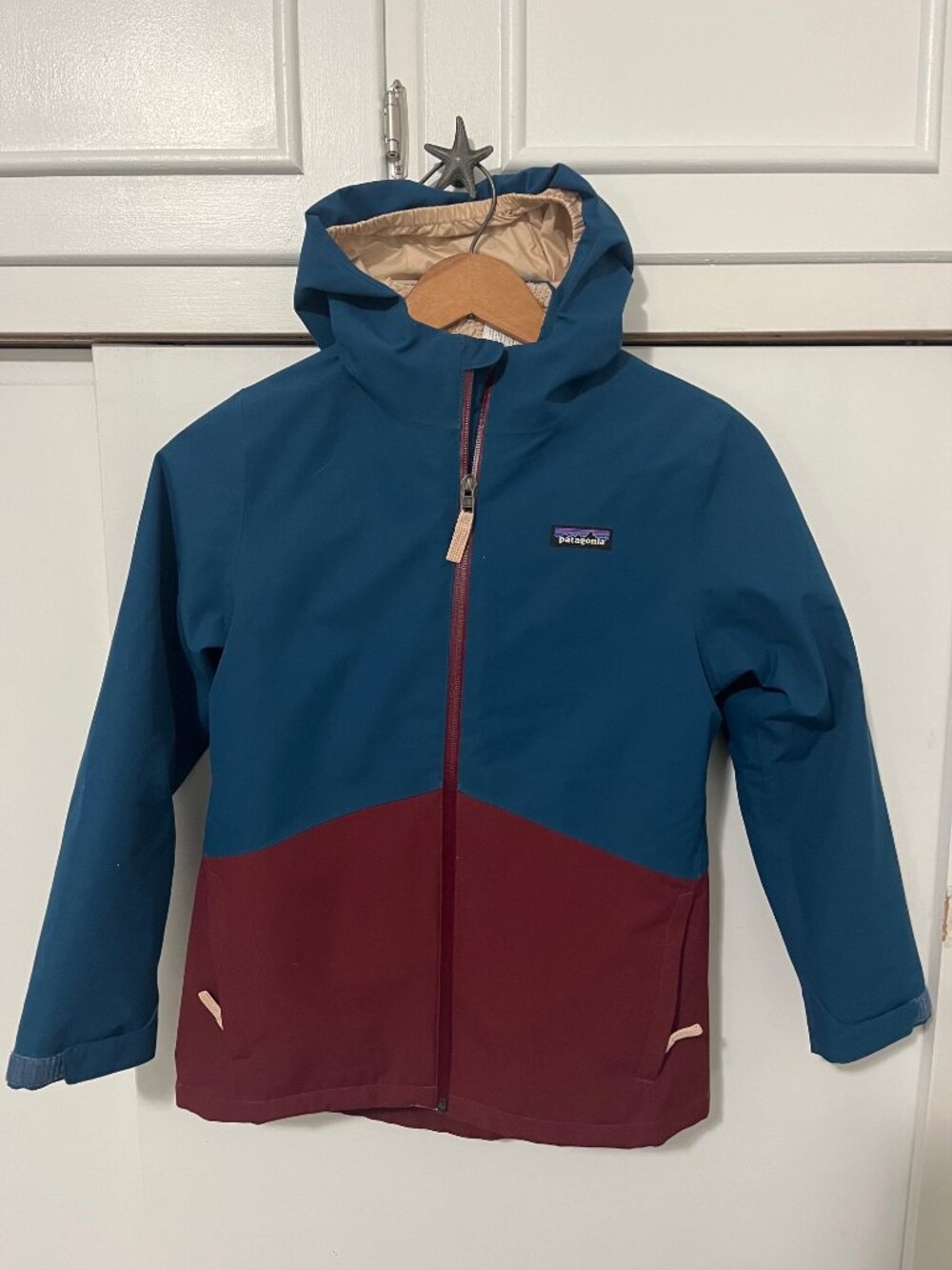 Girls Patagonia Jacket w/ Removable Fleece - Medium 10